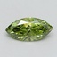 1.01 Ct. Fancy Vivid Green Marquise Lab Grown Diamond
