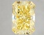 3.08 Ct. Fancy Vivid Yellow Radiant Lab Grown Diamond