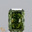 0.84 Ct. Fancy Vivid Green Radiant Lab Grown Diamond