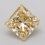 1.02 Ct. Fancy Yellow Princess Lab Grown Diamond
