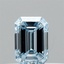 0.31 Ct. Fancy Intense Blue Emerald Lab Grown Diamond