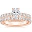 14K Rose Gold Luxe Anthology Diamond Bridal Set