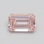 0.50 Ct. Fancy Pink Emerald Lab Grown Diamond