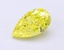 1.02 Ct. Fancy Vivid  Yellow Pear Lab Grown Diamond