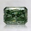 1.52 Ct. Fancy Vivid Pacific Green Radiant Lab Grown Diamond