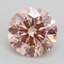 2.30 Ct. Fancy Intense Pink Round Lab Grown Diamond