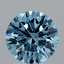 1.96 Ct. Fancy Vivid  Blue Round Lab Grown Diamond