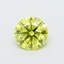 1.25 Ct. Fancy Vivid Yellow Round Lab Grown Diamond