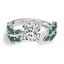 Custom Sweeping Ivy Diamond Open Ring