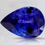 12.9x9.2mm Blue Pear Tanzanite