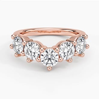 Genevieve Contoured Diamond Ring
