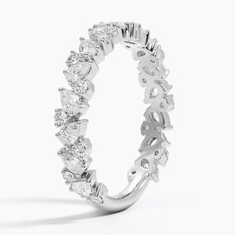 Olivetta Three-Quarter Coverage Lab Diamond Ring