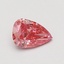 0.51 Ct. Fancy Vivid Pink Pear Lab Grown Diamond