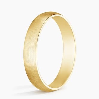 Matte Slim Profile 4mm Wedding Ring - Brilliant Earth