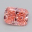 2.04 Ct. Fancy Vivid  Pink Cushion Lab Grown Diamond