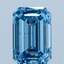2.06 Ct. Fancy Vivid Blue Emerald Lab Grown Diamond