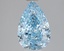 2.06 Ct. Fancy Vivid Blue Pear Lab Grown Diamond