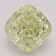5.11 Ct. Fancy Light Yellow Cushion Diamond