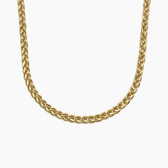 Dakota 20 in. Wheat Chain Necklace (3.9mm)