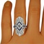 The Alhambra Ring, smalltop view on a hand