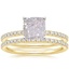 18K Yellow Gold Ballad Diamond Bridal Set (1/3 ct. tw.)