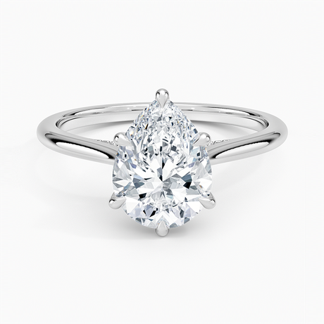 18K White Gold Dawn 1.5mm Diamond Ring