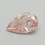 0.70 Ct. Fancy Intense Pink Pear Lab Grown Diamond