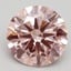 3.20 Ct. Fancy Intense Pink Round Lab Grown Diamond