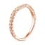 14K Rose Gold Hudson Contoured Ring, smallside view
