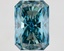 12.56 Ct. Fancy Vivid Blue Radiant Lab Grown Diamond
