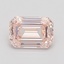 0.74 Ct. Fancy Intense Pink Emerald Lab Grown Diamond
