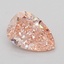 1.08 Ct. Fancy Vivid Pink Pear Lab Grown Diamond