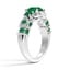 Nature-Inspired Emerald and Diamond Ring, smallside view