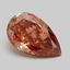 1.01 Ct. Fancy  Brown Pear Lab Grown Diamond