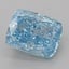 2.05 Ct. Fancy Vivid Blue Cushion Lab Grown Diamond