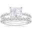 18KW Moissanite Marseille Diamond Bridal Set (1/2 ct. tw.), smalltop view