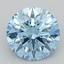 1.75 Ct. Fancy Vivid  Blue Round Lab Grown Diamond