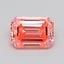 0.40 Ct. Fancy Vivid  Pink Emerald Lab Grown Diamond
