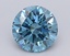 1.48 Ct. Fancy Vivid Blue Round Lab Grown Diamond