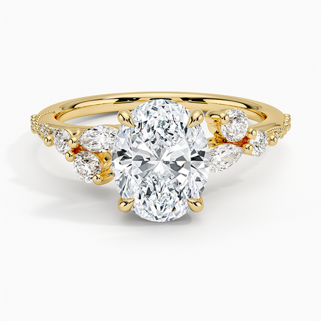 Milgrain Engagement Ring
