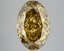 4.52 Ct. Fancy Vivid Brownish Yellow Oval Lab Grown Diamond