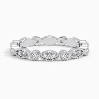 Tiara Eternity Diamond Ring (1/4 ct. tw.) in 18K White Gold