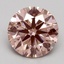 3.03 Ct. Fancy Intense Pink Round Lab Grown Diamond