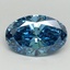 2.02 Ct. Fancy Vivid Blue Oval Lab Grown Diamond