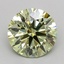 1.26 Ct. Fancy Intense  Green Round Lab Grown Diamond