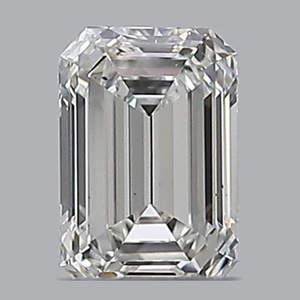 Emerald diamond — real photo