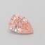 0.37 Ct. Fancy Vivid Pink Pear Lab Grown Diamond