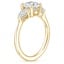 18K Yellow Gold Adorned Opera Three Stone Diamond Ring (1/2 ct. tw.), smallside view