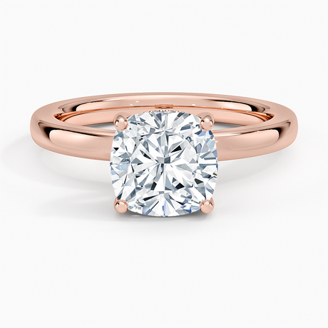 14K Rose Gold Sydney Perfect Fit Hidden Halo 2mm Diamond Ring
