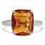 Retro Citrine Cocktail Ring